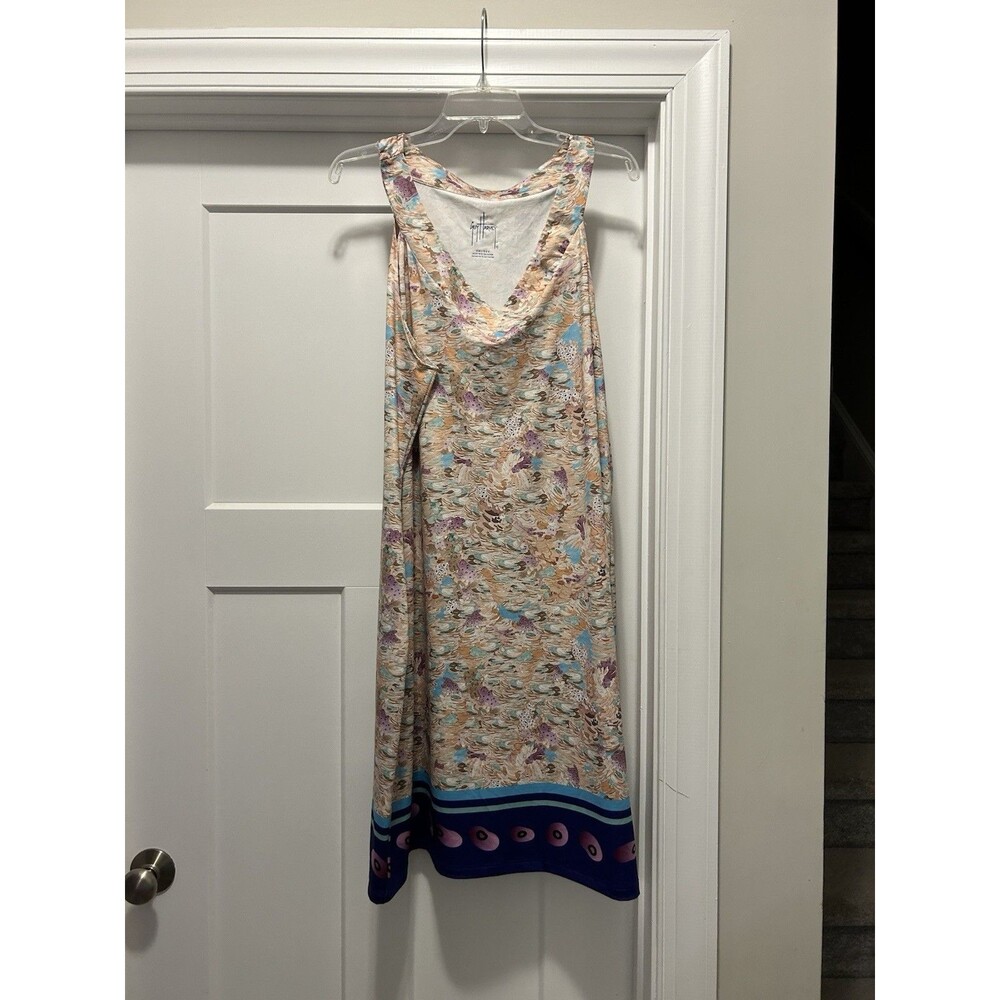 Guy Harvey Performance Dress Women’s Size XXL Stretch Abstract Print Fish Beach